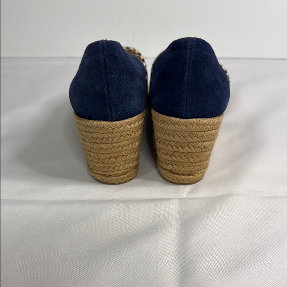 Jack‎ Rogers Blue and Tan Nautical Wedges - Picture 3 of 9